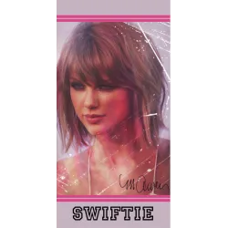 Asciugamano da bagno Taylor Swift Swiftie, telo mare 70x140 cm