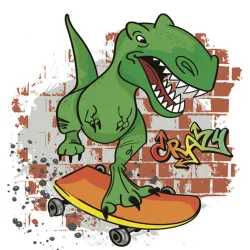 Set 20 tovaglioli Dinosaur Crazy 33x33 cm