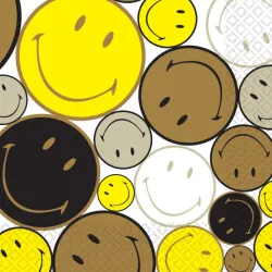 Tovagliolo 16 pezzi Emoji Smiley Originals 33x33 cm