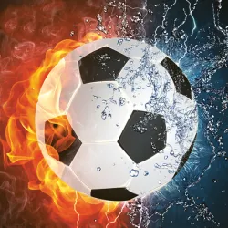 Tovagliolo Calcio Fuoco&Acqua 20 pz 33x33 cm