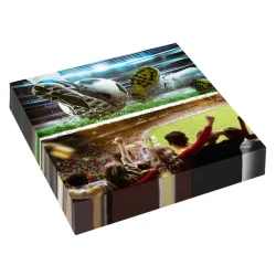 Tovagliolo Football Kick It 16 pz 33x33 cm