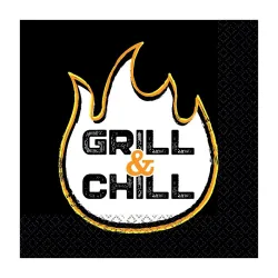 Tovagliolo Food Grill & Chill 16 pz 33x33 cm