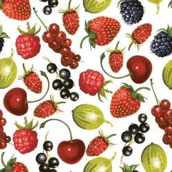 Tovaglioli Fruits Summer Fruits confezione da 20 tovaglioli 33x33 cm