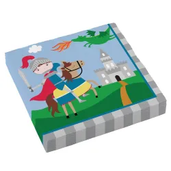Tovaglioli Knights Protect Knight confezione da 20 33x33 cm