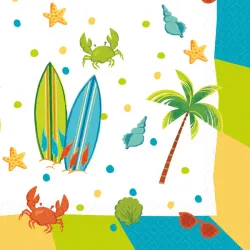 Tovagliolo Summer Surf Party 16 pz 33x33 cm