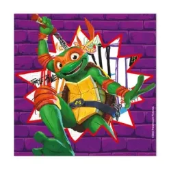 Tovagliolo viola Teenage Mutant Ninja Turtles 20 pezzi 33x33 cm FSC