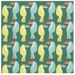Tovagliolo 20 pezzi Tucano Verde 33x33 cm