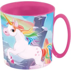 Micro Tazza Unicorno Arcobaleno 350 ml