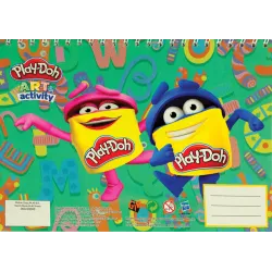 Quaderno per schizzi a spirale Play-Doh Art A/4, blocco da disegno 40 fogli