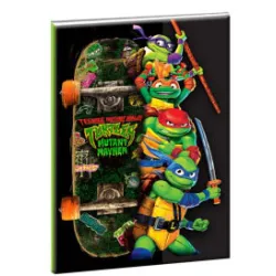 Quaderno a righe B/5 Skateboard Teenage Mutant Ninja Turtles da 40 fogli