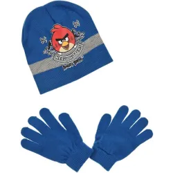 Set cappello da bambino + guanti Angry Birds Heavy Hitters 54 cm