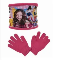 Set sciarpa, scaldacollo e guanti Disney Soy Luna per bambini