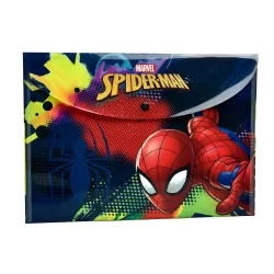 Porta documenti A4 con macchie di Spiderman