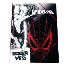 Cartella elastica A/4 di Spiderman World of Webs