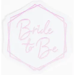 Adesivo termoadesivo per addio al nubilato Bride To Be su tessuto