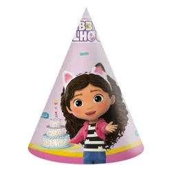Cappello da festa Gabby's Dollhouse Friends, tricorno 6 pezzi FSC