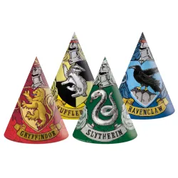 Cappello da festa di Harry Potter Hogwarts Houses, cappello da Napoleone 6 pezzi FSC