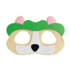 Animali Dog Brigade Trailer Maschera per cani in feltro 18 cm