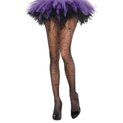 Collant adulto Halloween Ragnatela Nera