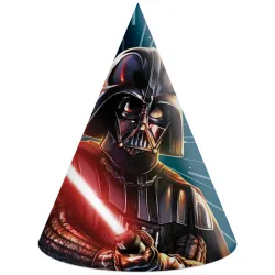 Cappello da festa Star Wars Galaxy, cono 6 pezzi FSC