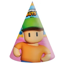 Cappello da festa Stumble Guys Squad, bicorno 6 pz