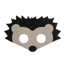 Animali Riccio Maschera riccio in feltro 17,5 cm