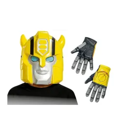 Set maschera e guanti Transformers Bumblebee