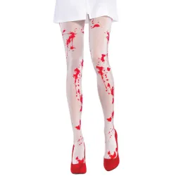 Collant per adulti Halloween rosso insanguinato