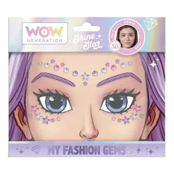 Adesivo per il viso WOW Generation con strass autoadesivi