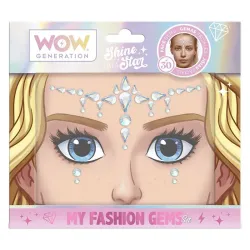Adesivo per il viso WOW Generation con strass autoadesivi