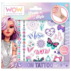 WOW Generation Fashion tatuaggio 2 fogli