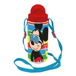 Borraccia in plastica Disney Topolino Sole con gancio da 500 ml