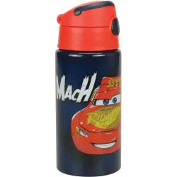 Borraccia in alluminio con gancio Disney Cars Speed ​​da 500 ml