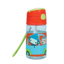 Bottiglia in plastica Fisher-Price Animals con gancio da 350 ml