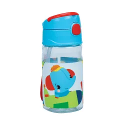 Bottiglia in plastica Fisher-Price Animals con gancio da 350 ml