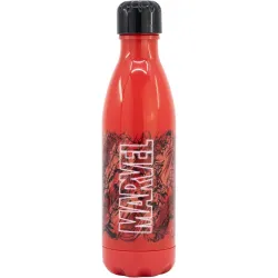 Bottiglia in plastica Avengers Red Marvel con tappo a vite da 660 ml
