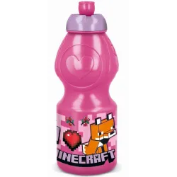 Borraccia Minecraft Girls Line, borraccia sportiva da 400 ml