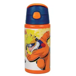 Borraccia in alluminio Naruto Fire con clip da 500 ml