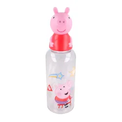 Peppa Pig Figurina 3D bottiglia di plastica da 560 ml
