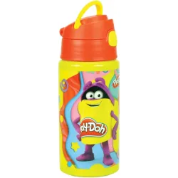 Bottiglia Play-Doh Happy in alluminio con gancio da 500 ml