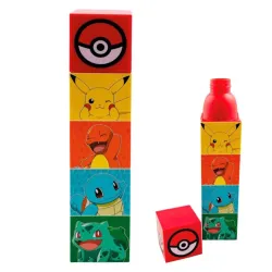 Bottiglia di plastica Pokémon, bottiglia sportiva da 650 ml