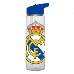 Bottiglia con cannuccia in plastica Real Madrid Hala da 600 ml