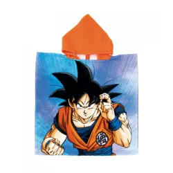 Poncho telo mare Dragon Ball Son Goku 55x110 cm (asciugatura rapida)