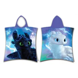 Poncho per telo mare How To Train Your Dragon 50*115 cm