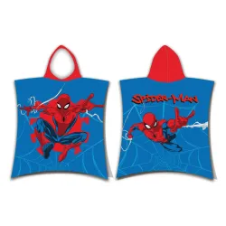 Poncho telo mare Spiderman Webshot 50x115 cm
