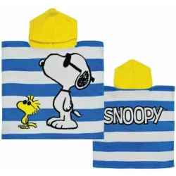 Poncho telo mare Snoopy 50x100 cm