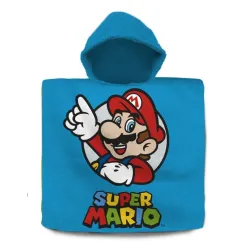 Poncho telo mare Super Mario Victory 60x120 cm