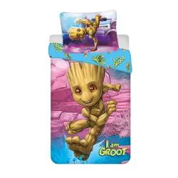 Guardiani della Galassia I am Groot Set biancheria da letto I am Groot 140x200 cm, 70x90 cm