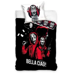 Set biancheria da letto Money Heist 140x200 cm, 70x90 cm