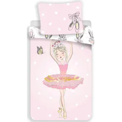 Set biancheria da letto ballerina 140x200 cm, 70x90 cm